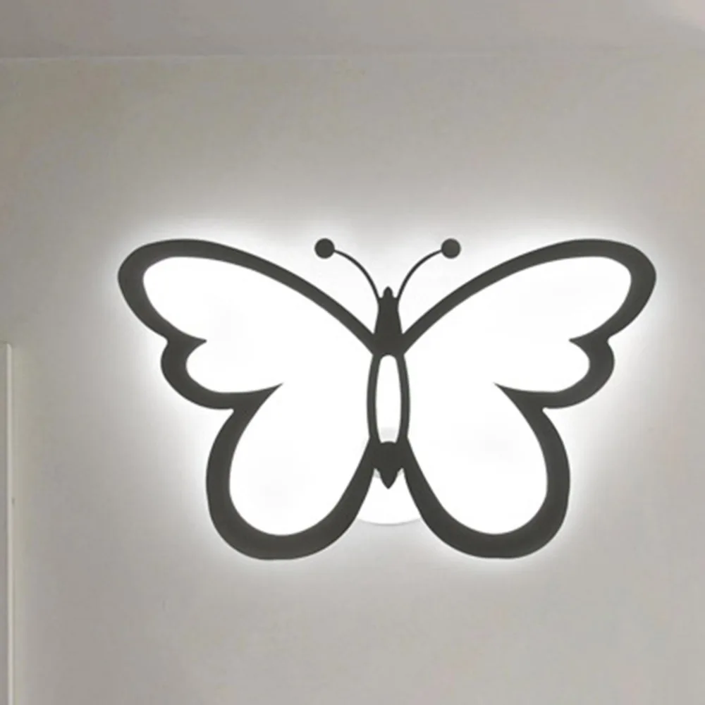 Butterfly Shape Super Bright Bedside Bedroom Wall Light Corridor Aisle Lamp Home Decoration | Лампы и освещение