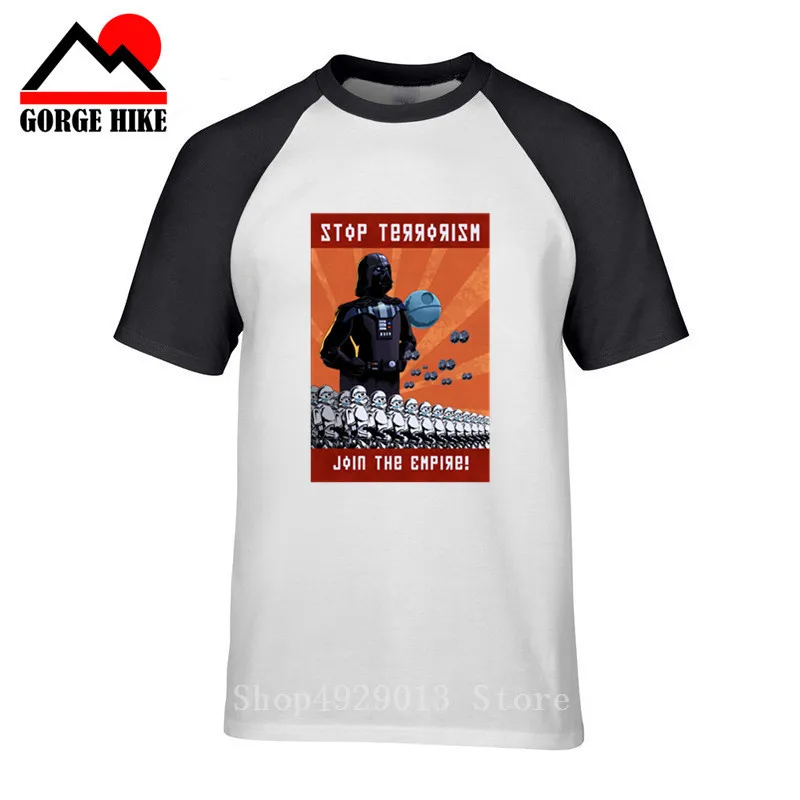 Классическая Звездная Империя футболка джедай Дарт Вейдер евро коммандос