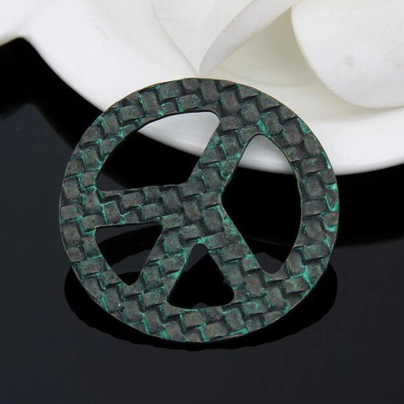 Винтажные Броши с символом мира для женщин модные Металлические Булавки