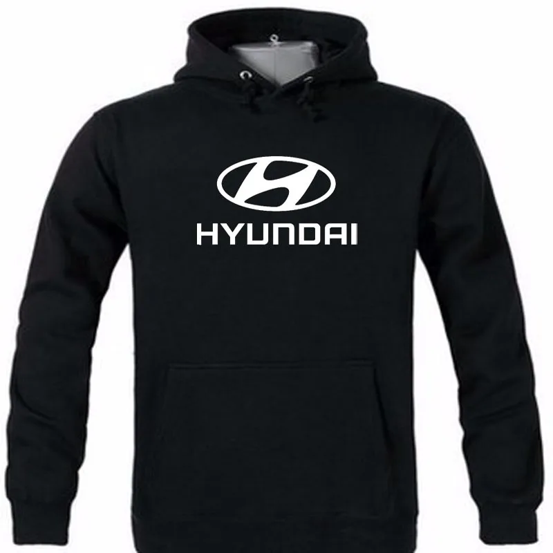 Осень и Зима Новое поступление hyundai логотип пуловер толстовка с принтом