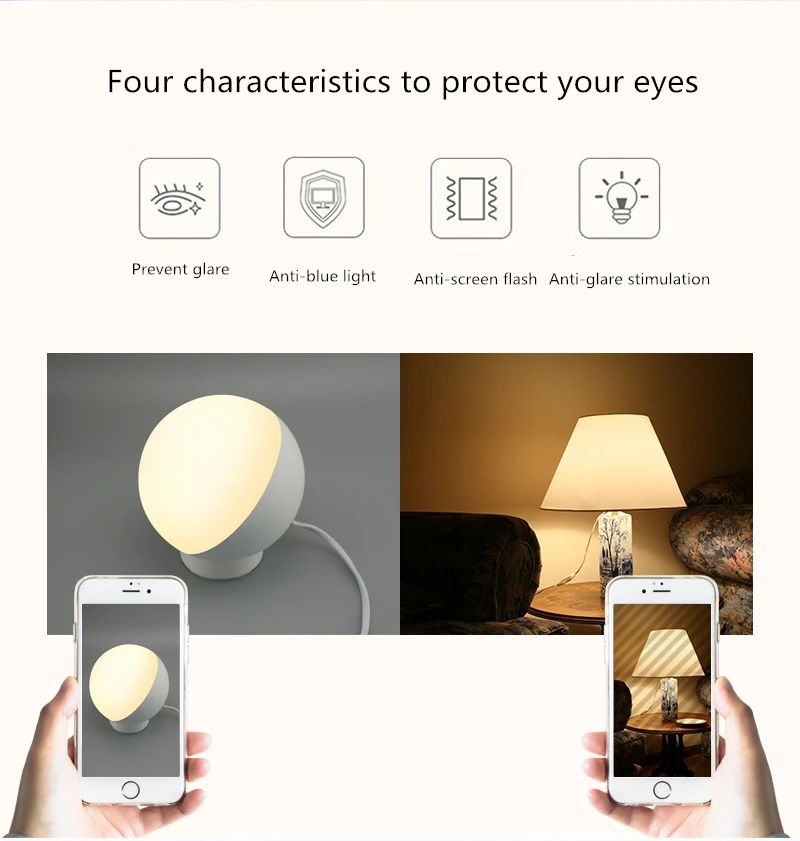 Умная лампа дневного света настольная лампа светодиодный умный wifi Amazon Alexa и Google home Tmall Голосовое управление ночник защита глаз