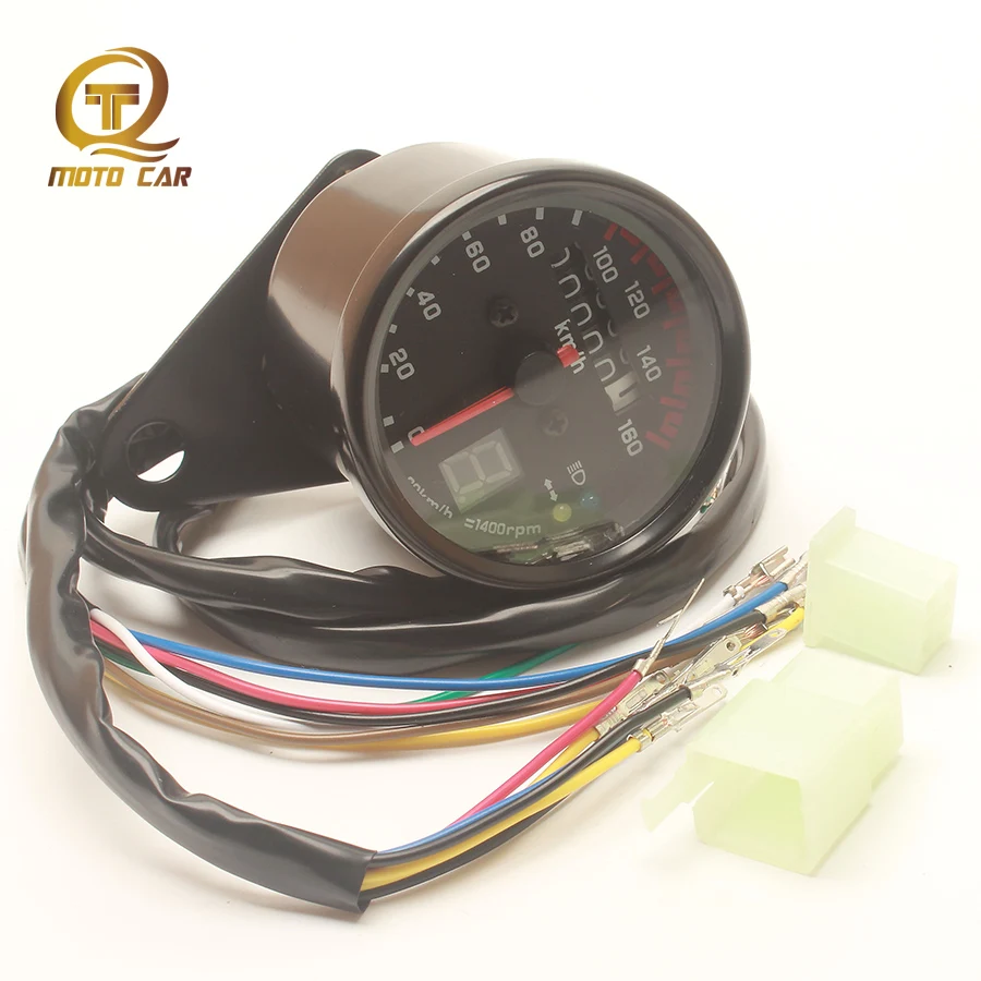 1 шт. Универсальный спидометр для мотоцикла механический ЖК дисплей с подсветкой
