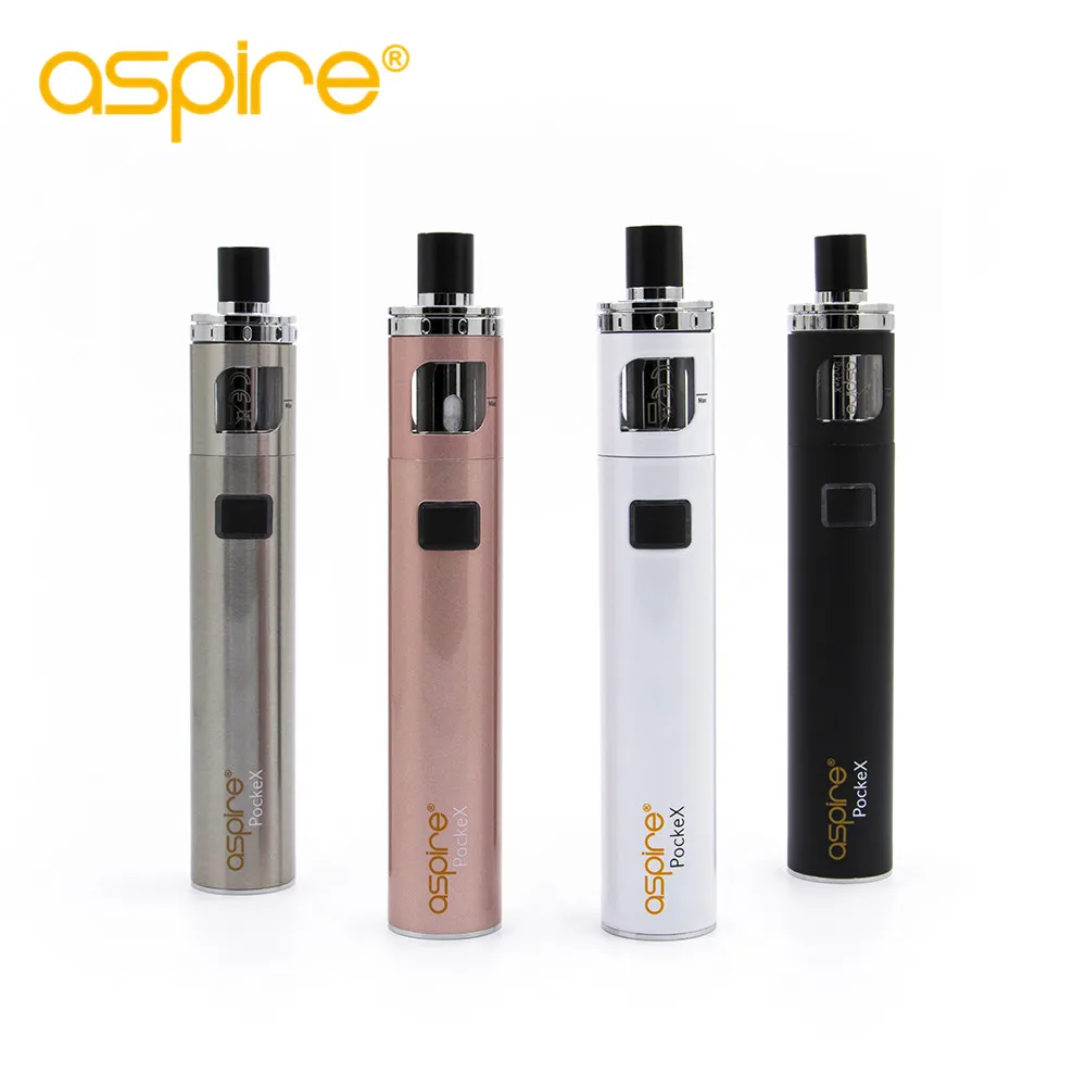Электронная сигарета Vape комплект Aspire pockex Карманный AIO 1500 мАч 2 мл с более широким