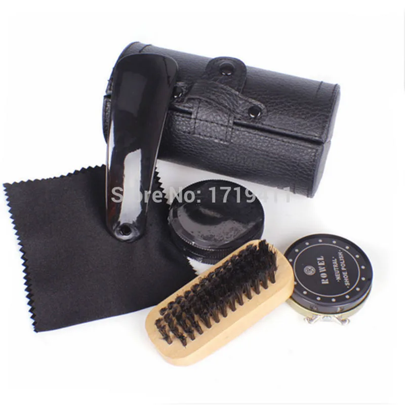 Новое высокое качество 5 шт. профессиональные средства по уходу за обувью черно