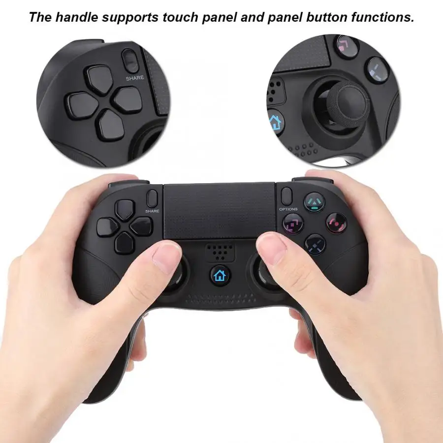 Беспроводной контроллер с игровой ручкой Bluetooth для PS4 подходит хоста PS3 совместим