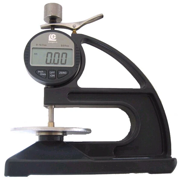 

CH-12.7-ATSX Digital display percentage rubber/paper/plastic film thickness gauge