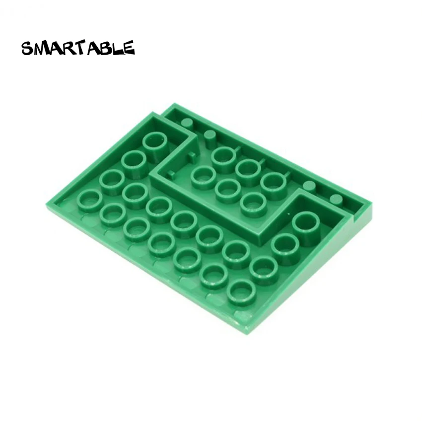 Smartable наклон 6x8 строительные блоки MOC детали DIY обучающие игрушки набор для крыши