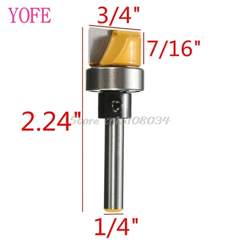 2018 3/4 &quotW X 7/16&quot H 1/4 &quotхвостовик заподлицо петля врезной шаблонный маршрутизатор
