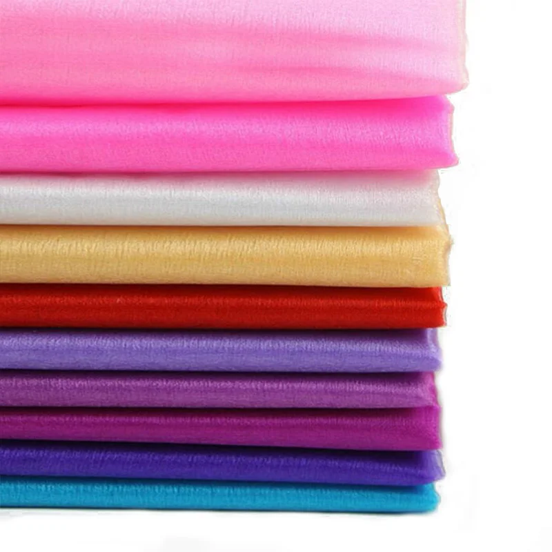 

48cm*5m Sheer Crystal Organza Tulle Roll Fabric Tutu Birthday Gift Wrap Wedding Arches Decoration Event Party Favors Supplies