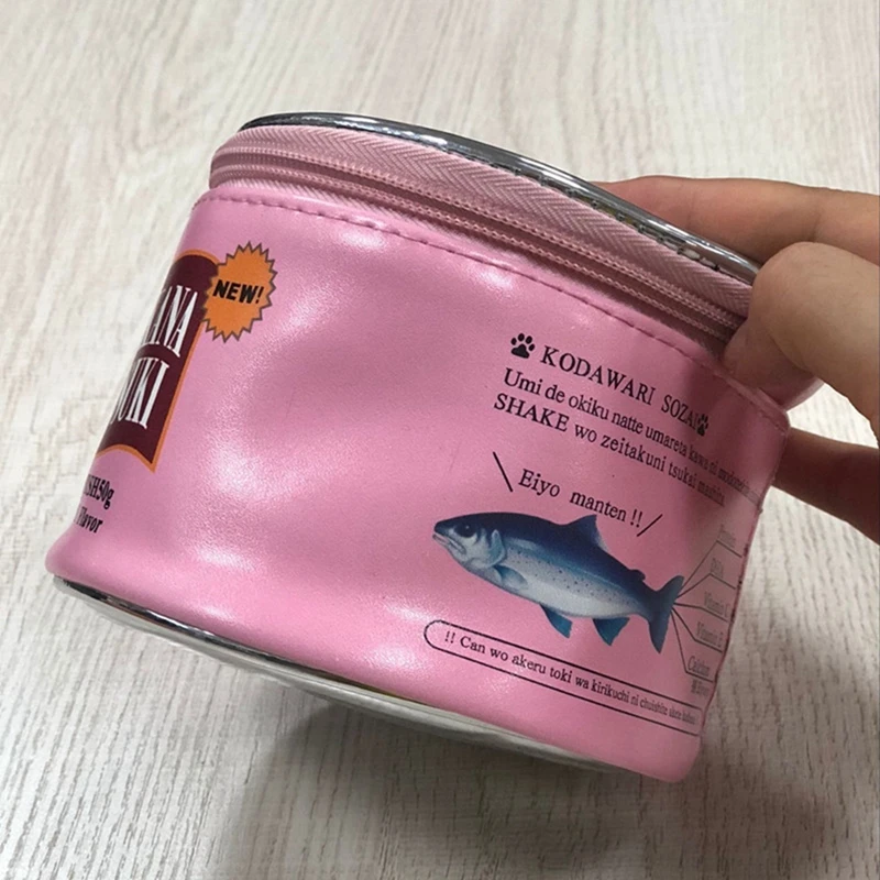 Вместительная сумка для хранения креативная косметичка с рисунком кошки еды