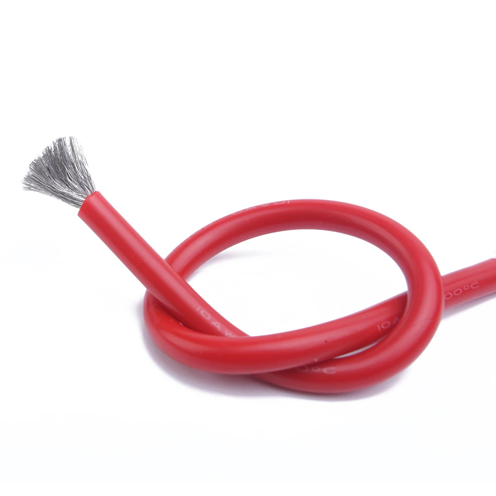 5 метров AMASS10AWG силиконовый провод 10 AWG Силикагель провода Проводник
