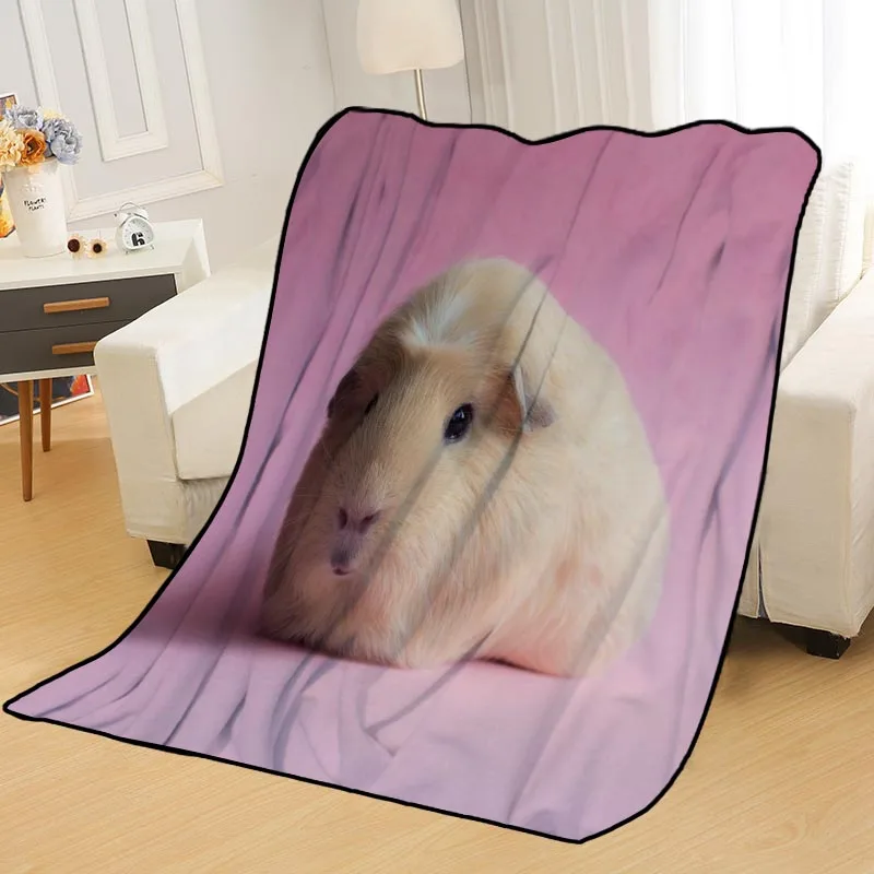 Одеяла на заказ обычные одеяла морской свиньи для кровати мягкое украшение