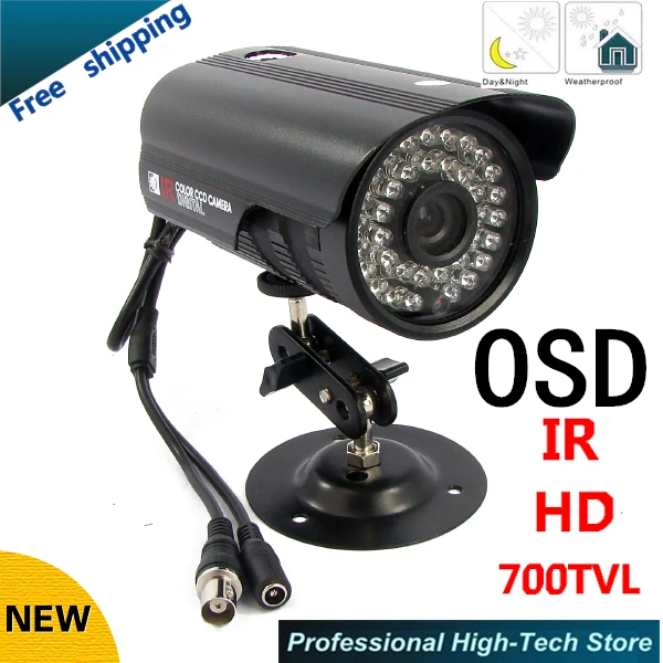 Водонепроницаемая камера видеонаблюдения Sony Effio e 700TVL 1/3 дюйма 36 светодиодов|camera
