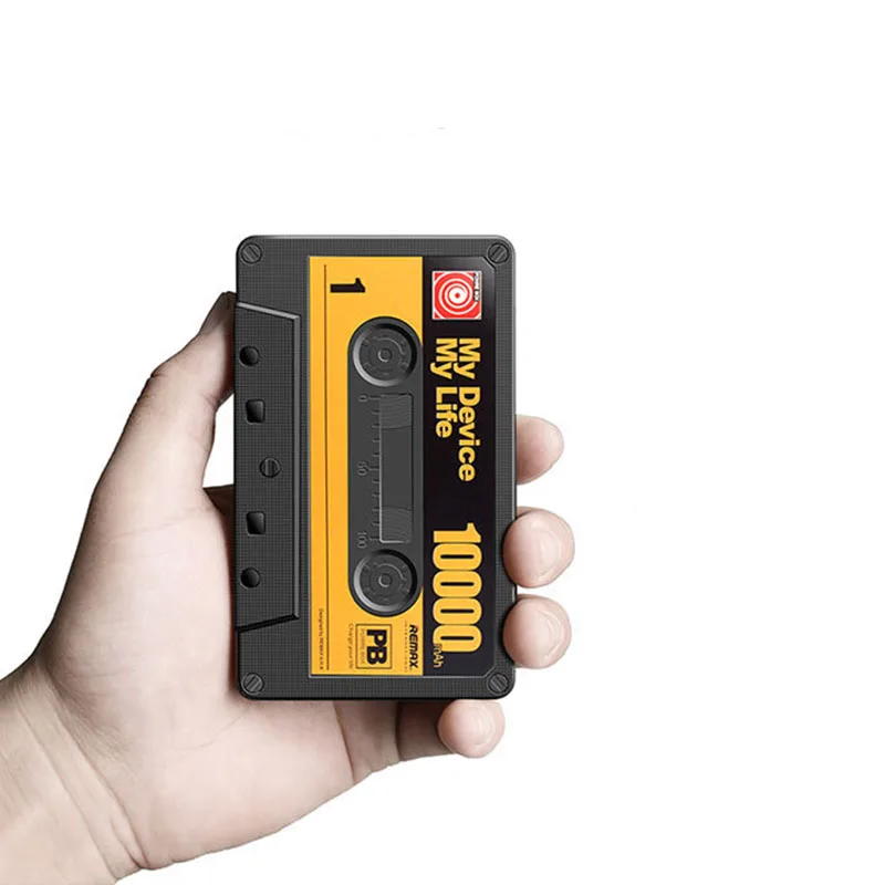 Remax Real 10000 мАч Dual USB Лента power Bank полимерный внешний аккумулятор Портативная