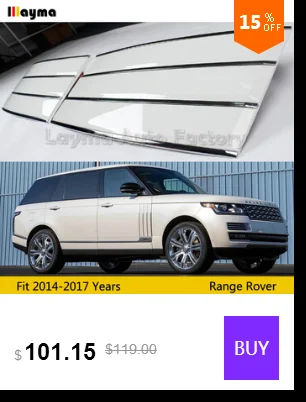 ABS передний бампер вентиляционное отверстие для Land Rover Range Rover- год Gloss черный цвет автомобиля спереди решетка воздухозаборника 1 пара