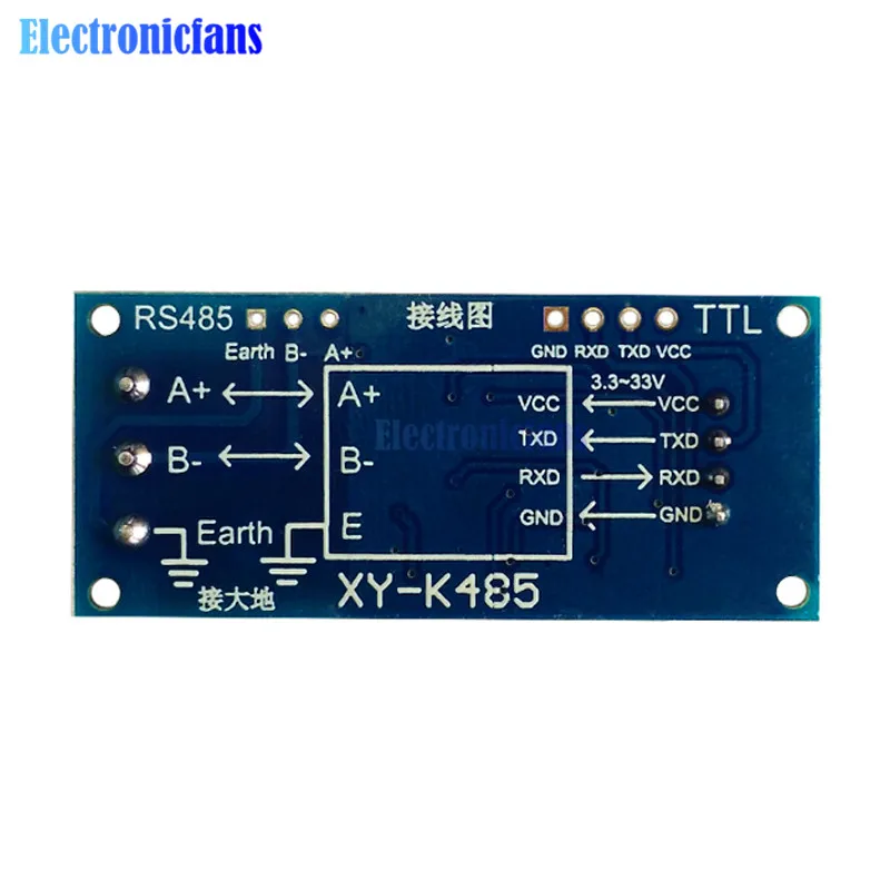 Плата преобразователя источника питания TTL в RS485 3 В 5 плата управления для Arduino AVR