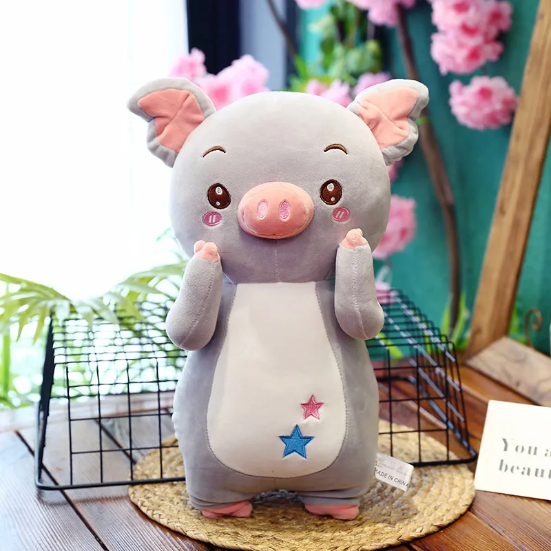Игрушки большого размера 60 см мультяшная розовая свинка плюшевая игрушка