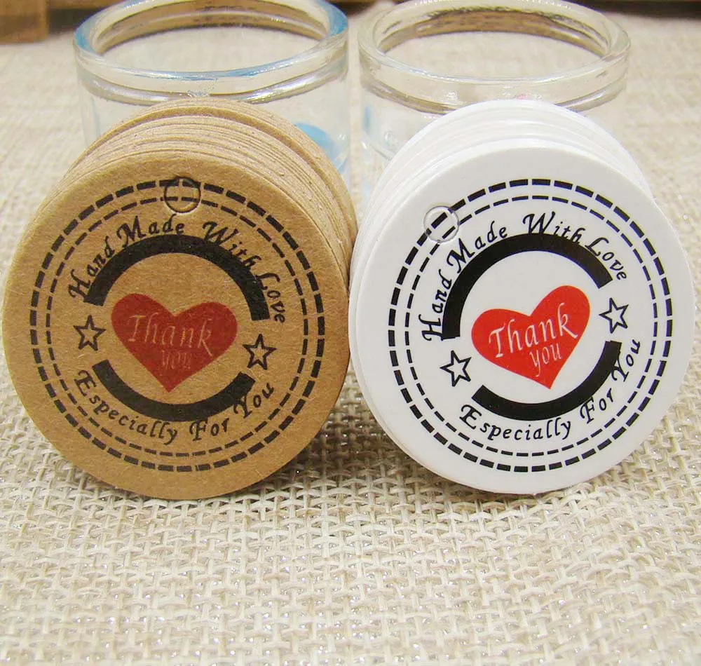 Персонализированные спасибо Свадебные бирки с красными цветами сердце