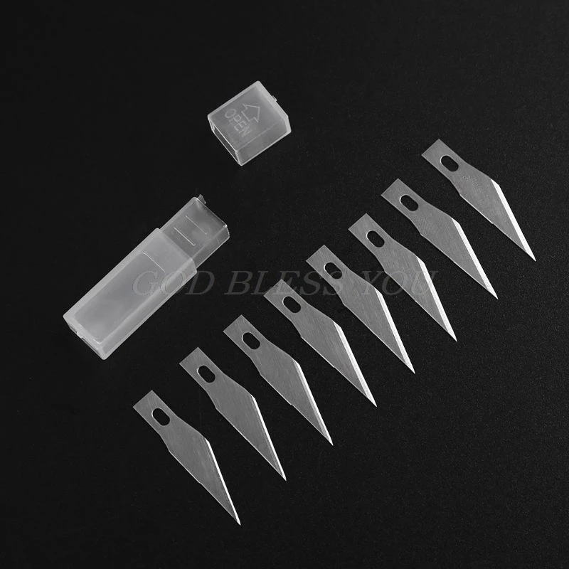 8 шт./компл. Гравировка Ремесло скульптурный нож замена лезвия для резьбы по