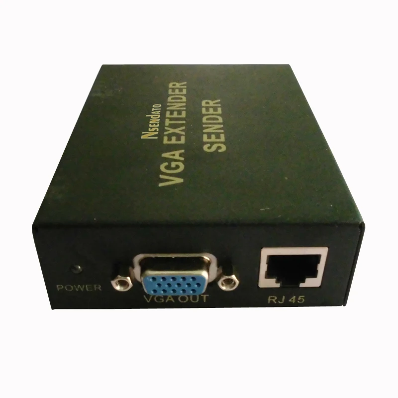Новый ресивер-усилитель сетевого сигнала 100M Удлинительный Кабель VGA оптовая