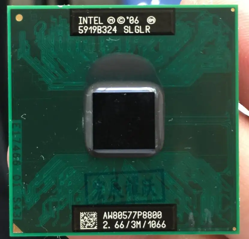 Процессор Intel Core 2 Duo P8800 CPU для ноутбука PGA 478 cpu 100% работающий должным образом|478