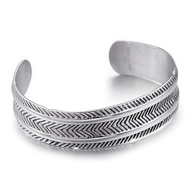 

Vintage Men's Bracelet Fashion Creative Simple Titanium Steel Bracelet