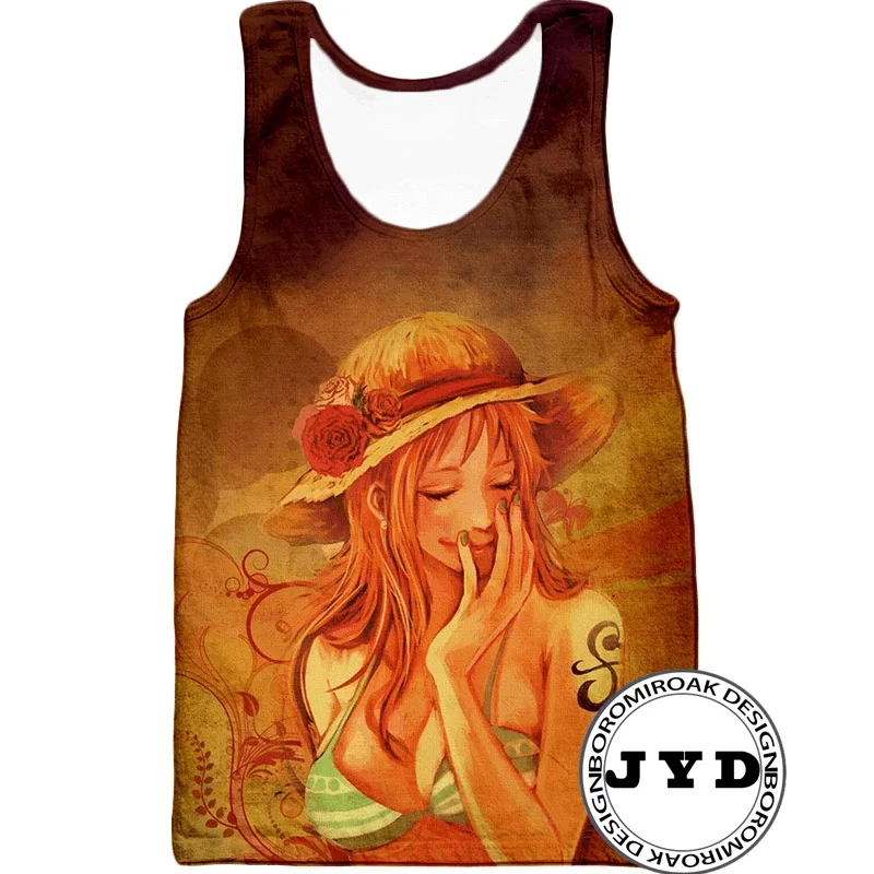 Tank Top Anime Girl 3D Print Tops One Piece Vest Gym Fancy Sleeveless Tee Shirt Men Women Singlet Summer 2019 New | Мужская одежда