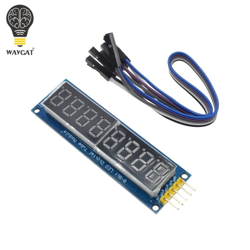 WAVGAT 74HC595 CWG 8-разрядный 8 бит 8bit цифровая трубка Дисплей Управление модуль Красный