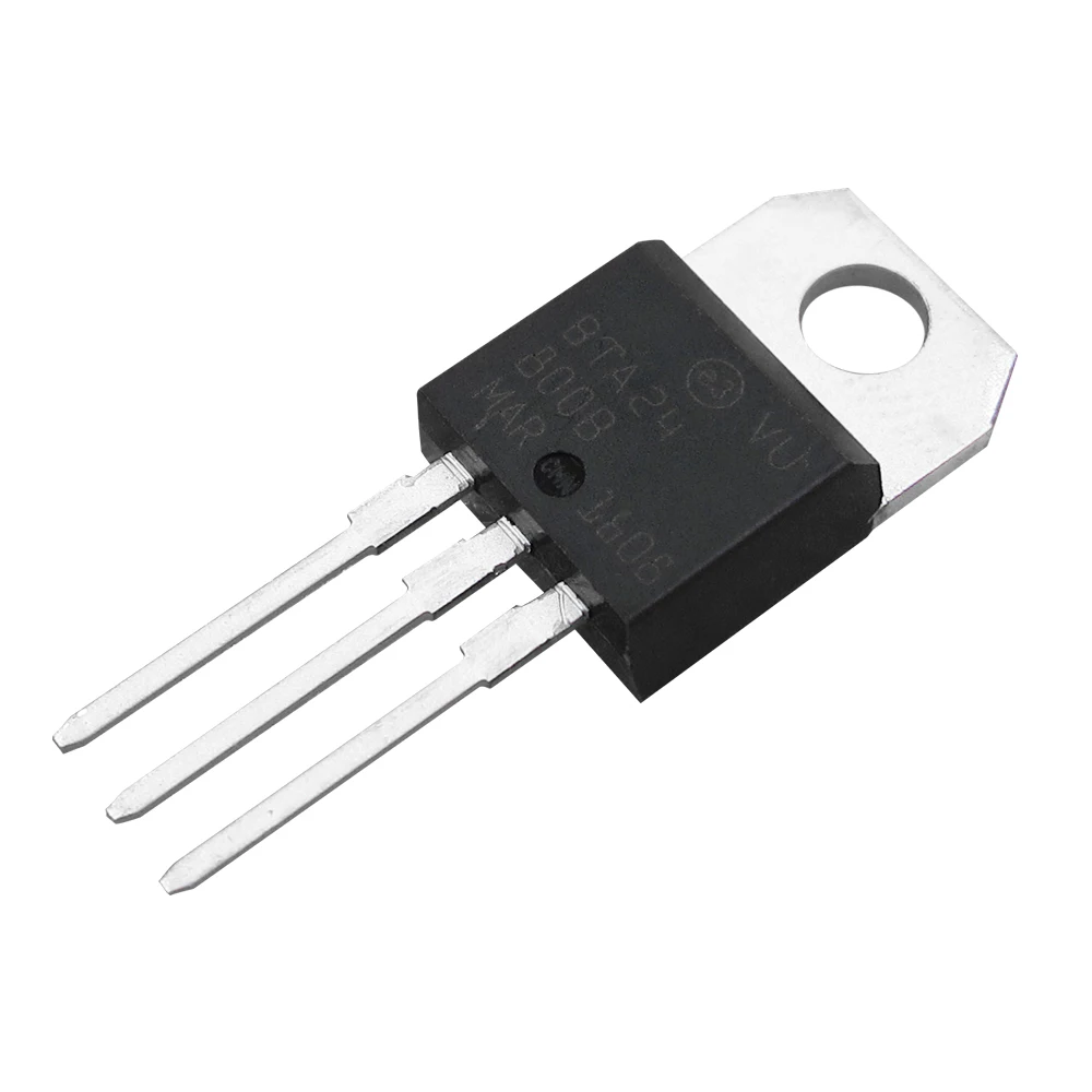 

100PCS BTA24-800B BTA24-800 BTA24 24A/800V TO-220