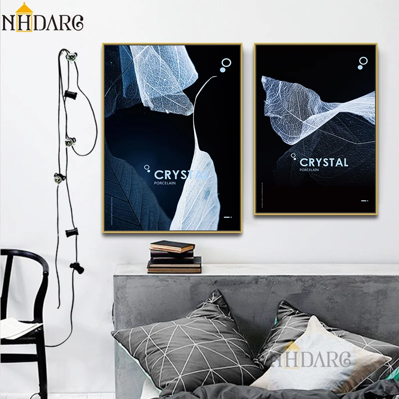 

Posters and Prints Canvas Art Painting Abstract Crystal Wall Art Wall Pictures for Living Room Modern Nordic Home Decoration