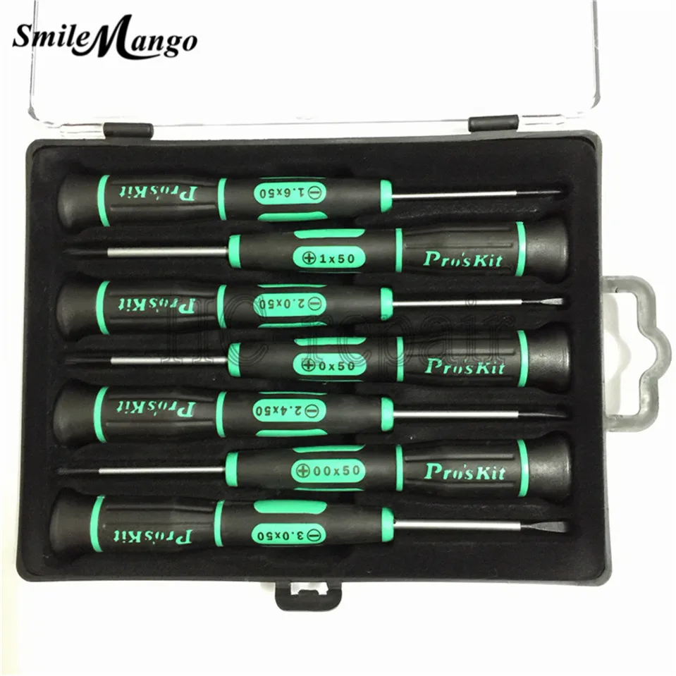 SmileMango 7 шт. Бренд ProsKit SD 081A электронный набор высокоточных отвёрток Электронная