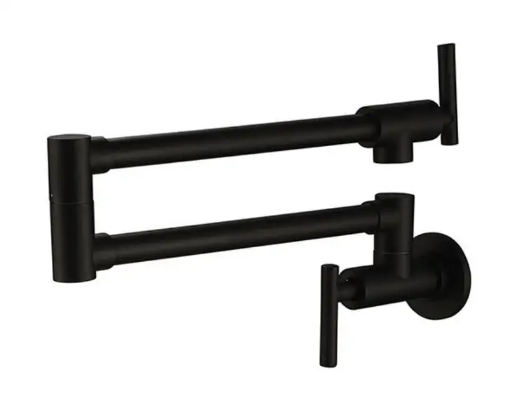 chrome/brushed nickel/ Black Wall Mounted Pot Filler Folding