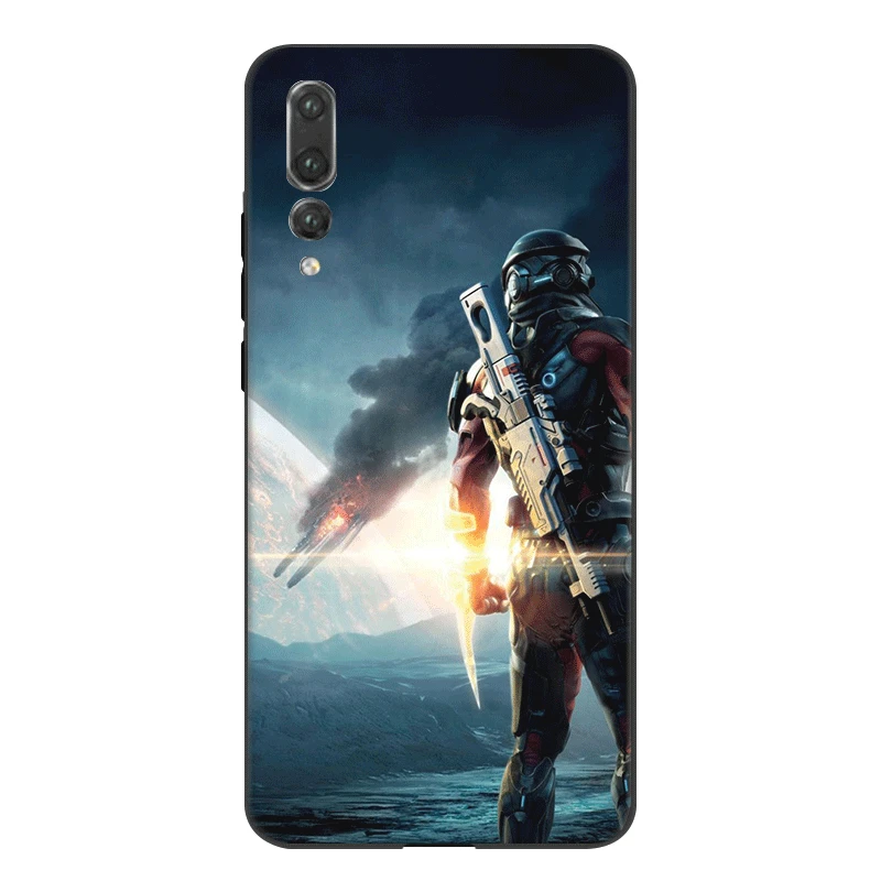 Чехол для мобильного телефона Desxz TPU Huawei P30 P20 P10 P9 P8 Lite Pro P Smart Cover N7 Mass Effect Shell |