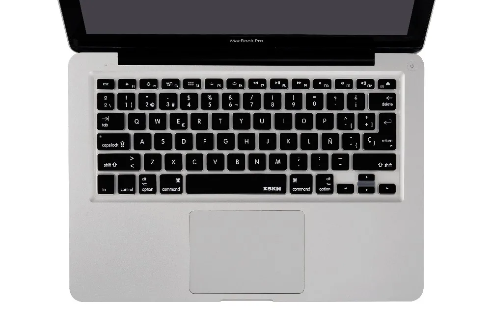 XSKN испанский силиконовый чехол для клавиатуры Macbook Apple алюминиевая Универсальная