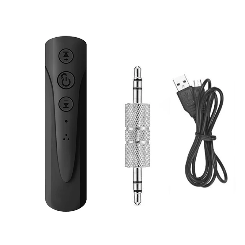 Black Rovtop 3,5 мм Aux V4.1 Bluetooth аудио приемник адаптер громкой связи MP3 Музыка Аудио адаптер спортивный автомобиль Bluetooth приемник комплект Z2 - Цвет: Black