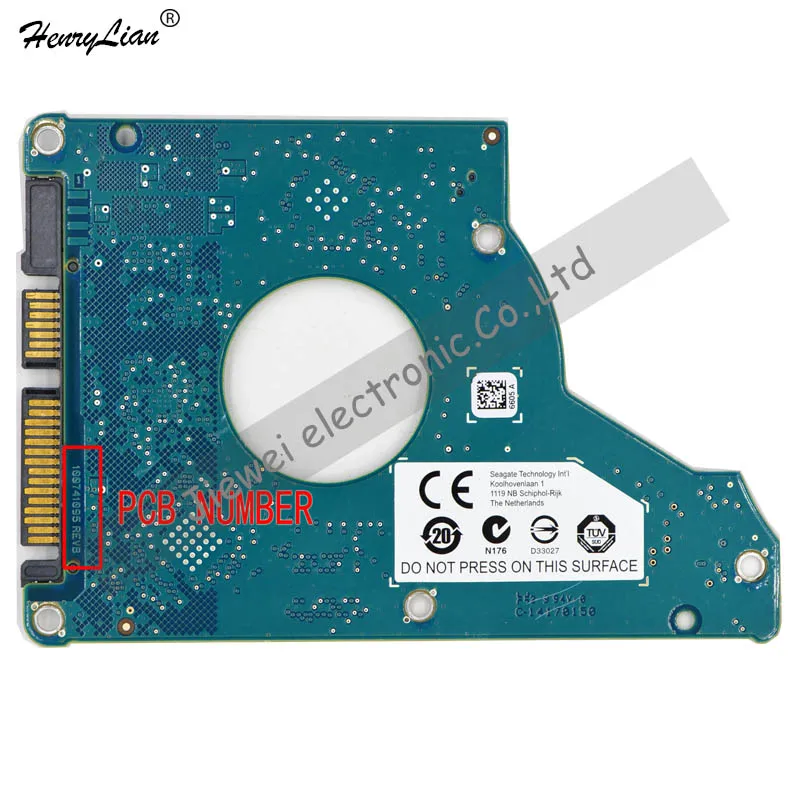 HDD PCB для логической платы/номера платы: 100741095 REV B|for hdd|pcb hddpcb seagate |