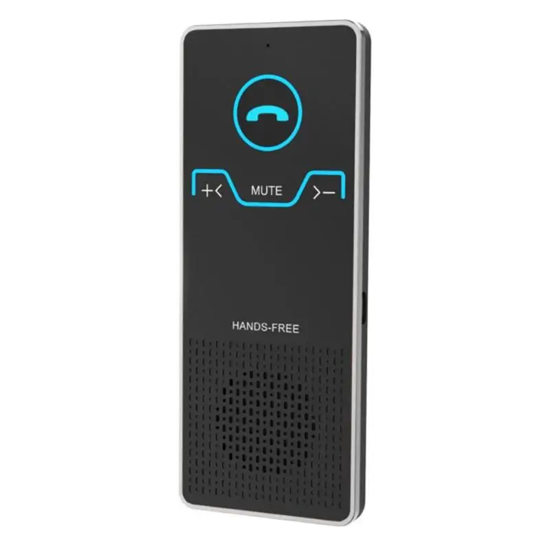 Черный Солнцезащитный козырек, динамик, телефон, беспроводной, Bluetooth, громкая связь, автомобильный комплект для мобильного телефона, Hands Free, автомобильный динамик с 2 Вт динамиком в автомобиле, Новинка - Название цвета: Черный