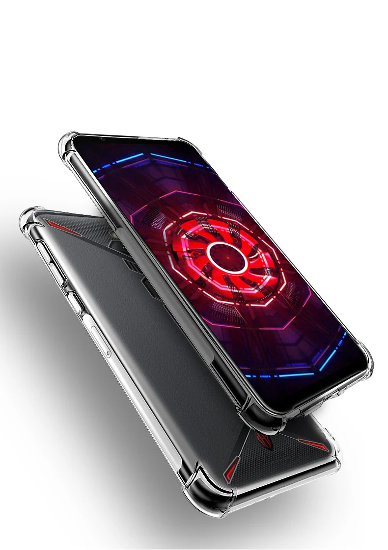 Чехол для zte nubia Red Magic 3 3 S, сверхпрочный защитный мягкий прозрачный чехол из ТПУ для zte nubia Red Magic 3 NX629J NX619J 6,65"