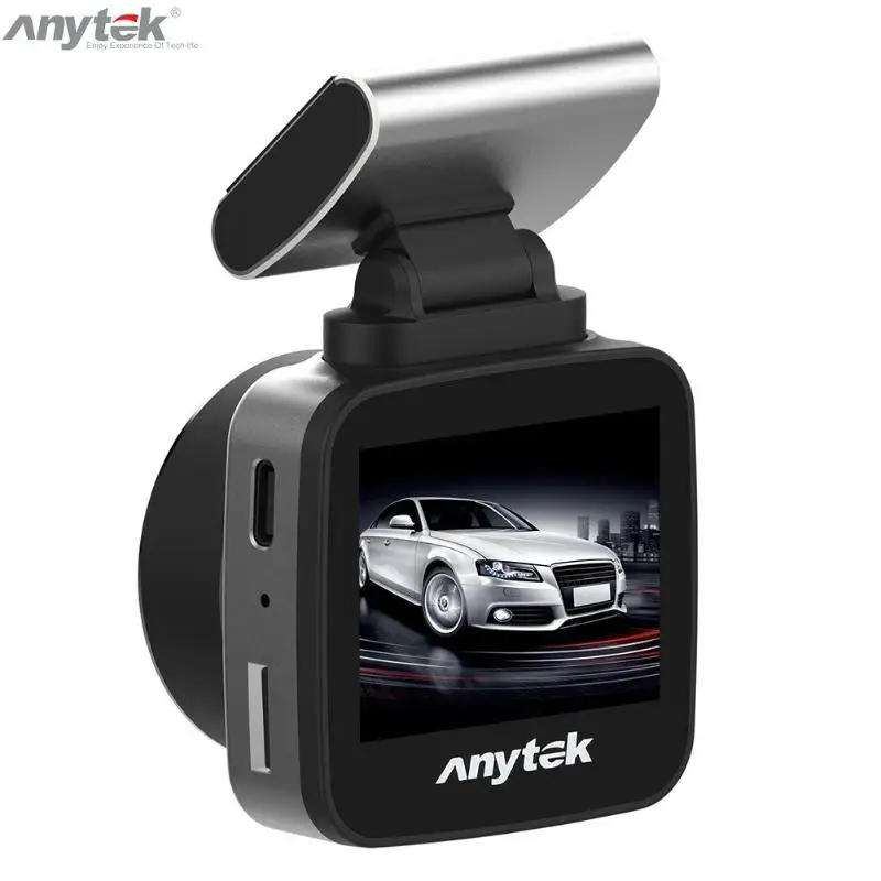 Автомобильный мини видеорегистратор Anytek Q2N 2 0 дюймовый экран Full Hd 1080P объектив 135