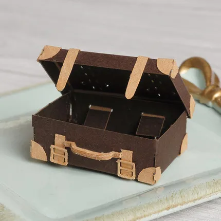 Мини винтажная Модель бумажного ремесла для детских игрушек DIY 3D бумажная