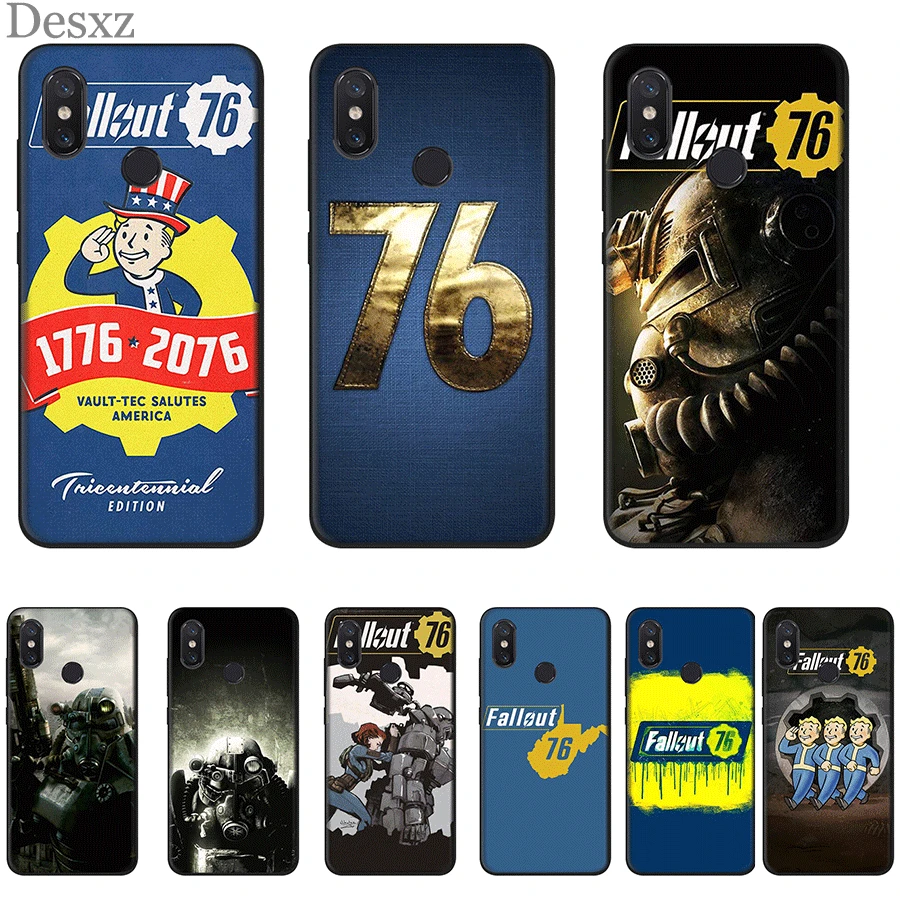 Desxz силиконовый чехол для телефона Xiaomi Mi 6 8 9 10 9t cc9 E SE A1 2 Pro Lite Fallout 76 сумка |
