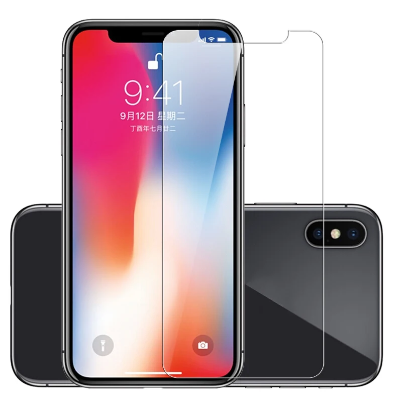 HD Защитное стекло для iphone X XS XR 5D с изогнутыми краями защитная пленка из