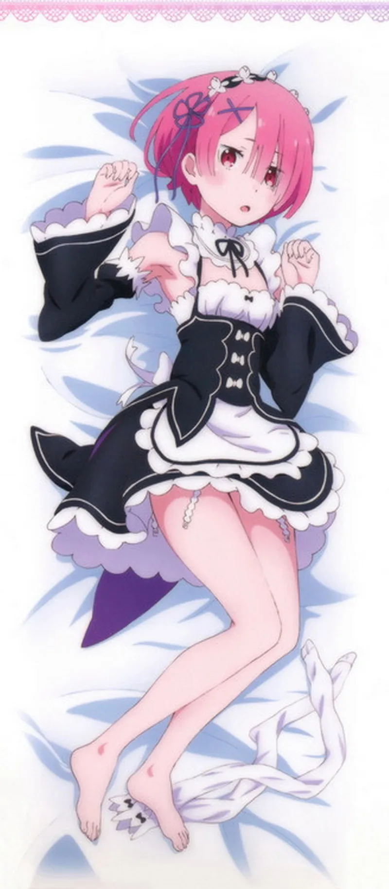 Домашний текстиль Re:ZERO Аниме ОЗУ полиэстер/Микрозамша/2WT 2way 80*35 см односторонняя