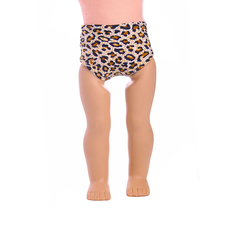 Handmade Doll Leopard pattern panties accessories Fit 18 Inch &amp43cm New baby doll Zapt Clothes | Игрушки и хобби