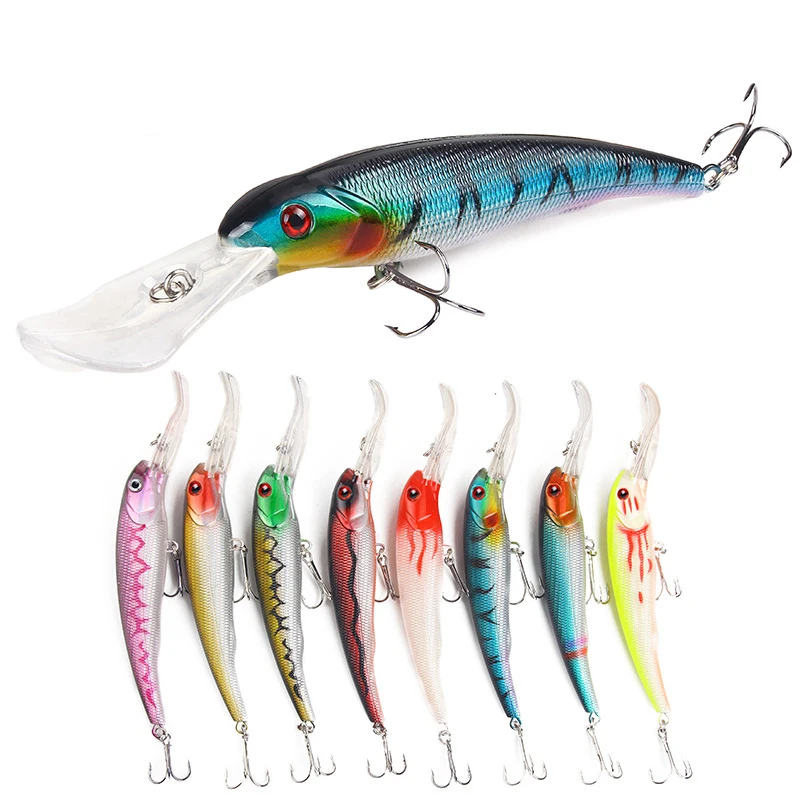 Minnow приманки для ловли рыбы цельнокроеное платье 16 5 см 26 8g опускается на дно