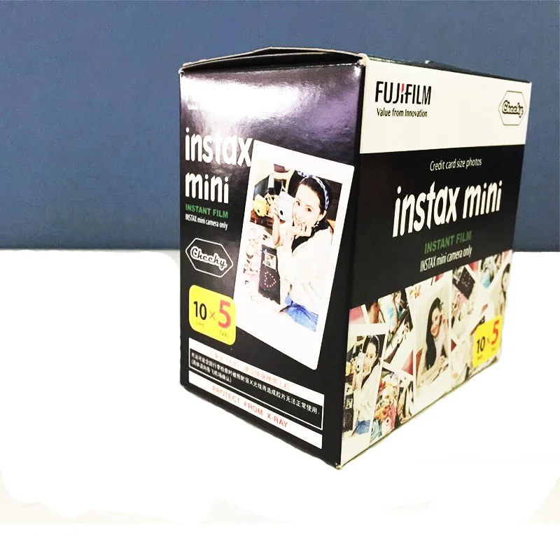 100 лист Fujifilm Fuji Instax Мини 8 фильмов для Мгновенных 7 s 25 50 90 Камеры Белый Край Фото