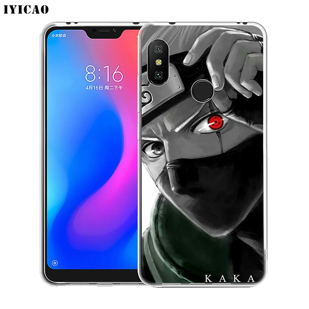 IYICAO Мягкий силиконовый чехол для телефона Наруто Какаши Xiaomi Redmi 4A 5A 6A Note 7 6 5 Pro Plus 4X