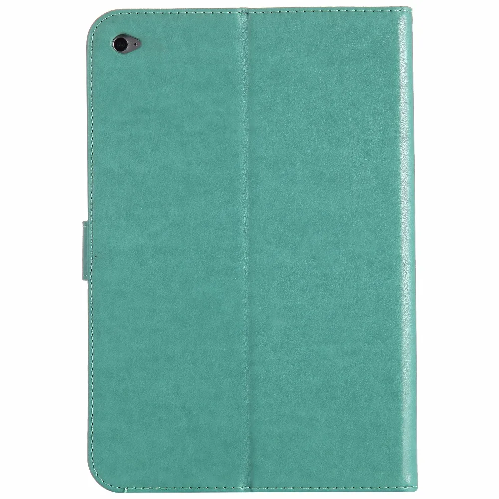 Для Funda iPad Mini 4 чехол кот девушка тисненый PU кожаный с подставкой автоматическим