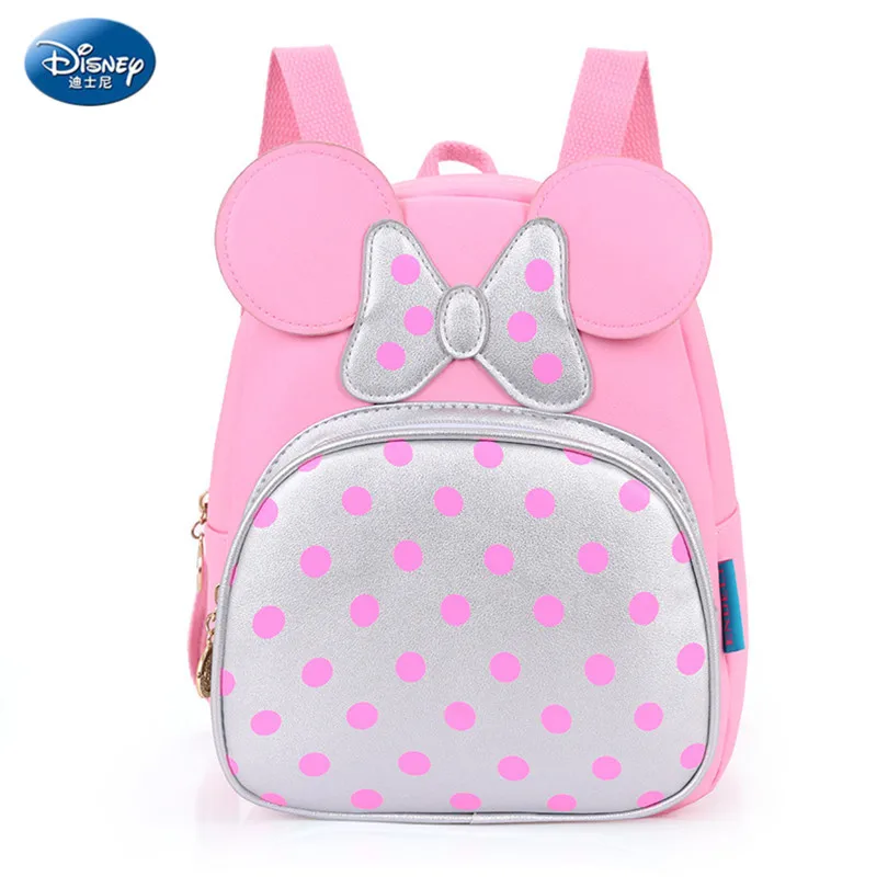 Модный водонепроницаемый рюкзак из ПУ кожи с изображением Минни и Микки для