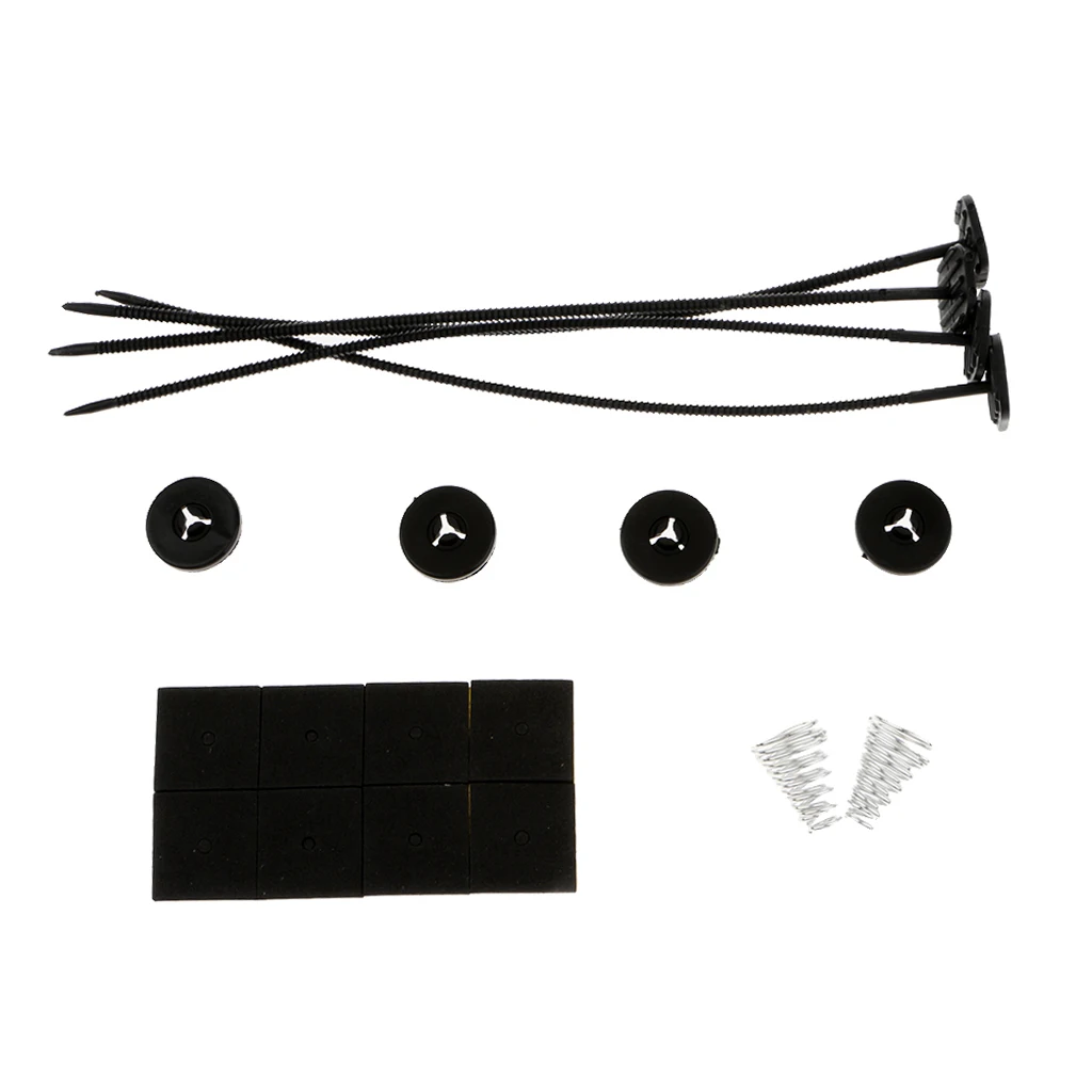 Universal Auto Accessory Single Electric Radiator Fan Mounting Kit Tie Strap Pads Accesssory Dropship Dropshipping | Автомобили и